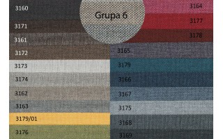 Narożnik wersalkowy  duży z tkaniny ORLANDO 3/2 dąb + funkcja spania + pojemnik na pościel