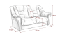 Sofa PANAMA 2osobowa/ tkanina Sofa PANAMA 2osobowa/ tkanina