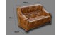 Sofa DALLAS 3osobowa/ tkanina